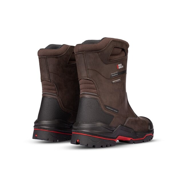 Redbrick Boot Boot S7S 32338 bruine waterdichte werklaars