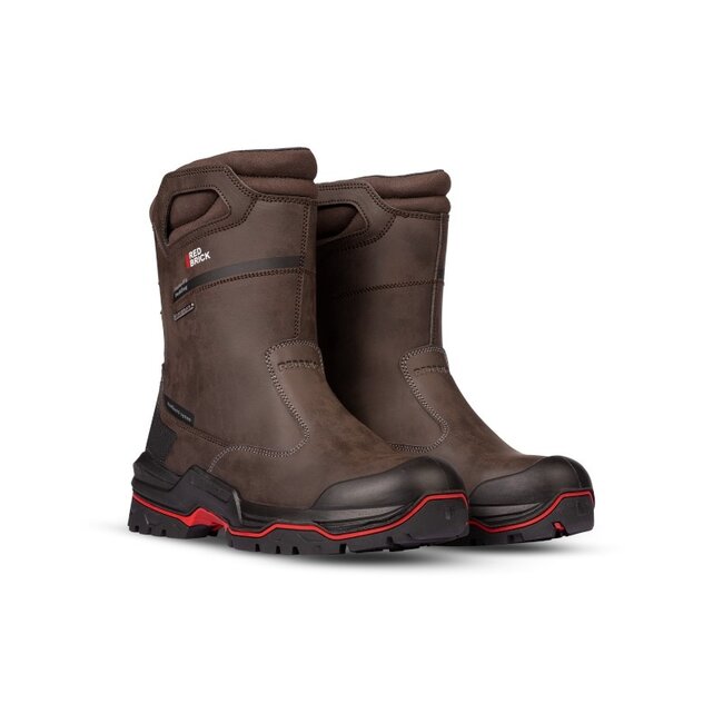 Redbrick Boot Boot S7S 32338 bruine waterdichte werklaars