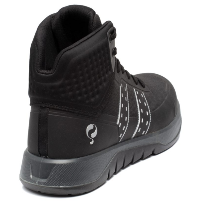 Quick Urban QS0201 S3S hoge werkschoen zwart