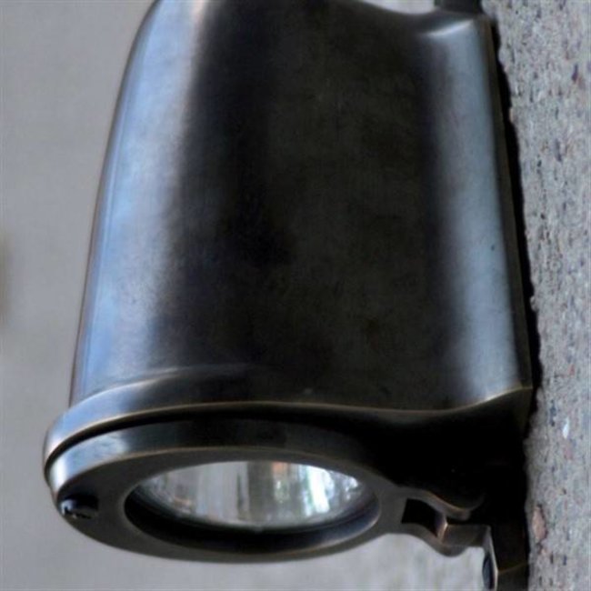 Landelijke muurlamp (buiten, GU10, brons)