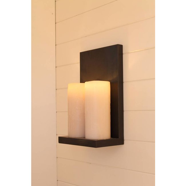 Applique murale bougies LED scintillantes cosy