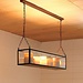 Bronzen hanglamp met kaarsen LED 100, 125 of 150cm
