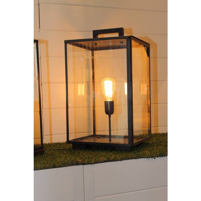 Lampe de chevet lanterne bronze extérieur ou intérieur