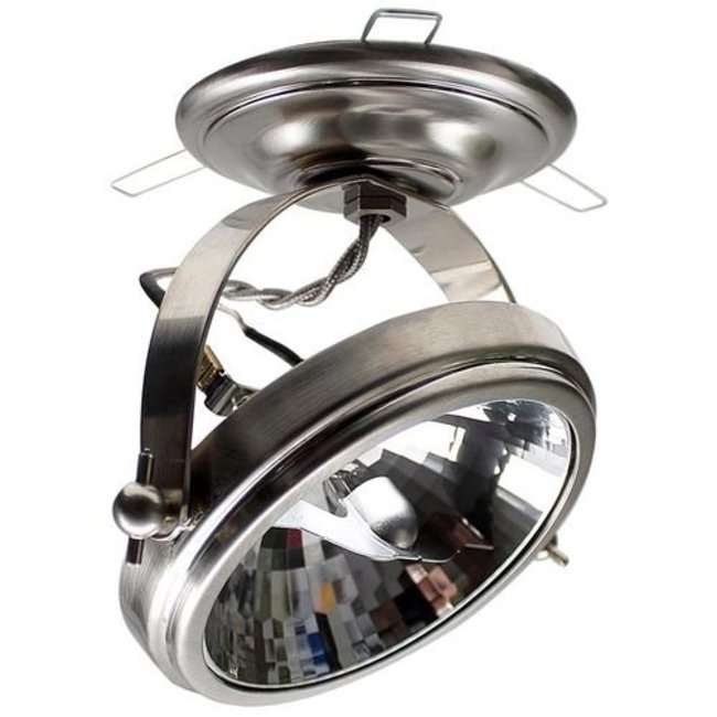 Spot orientable rustique chic bronze, nickel, chrome