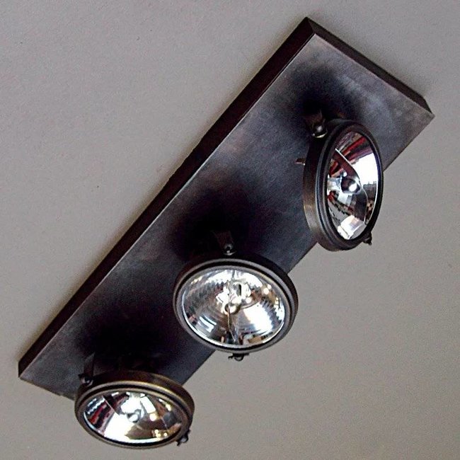 Mooie plafondlamp spots brons, nikkel, chroom - Feluce