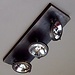 Luminaire 3 spots plafond campagne chic orientable