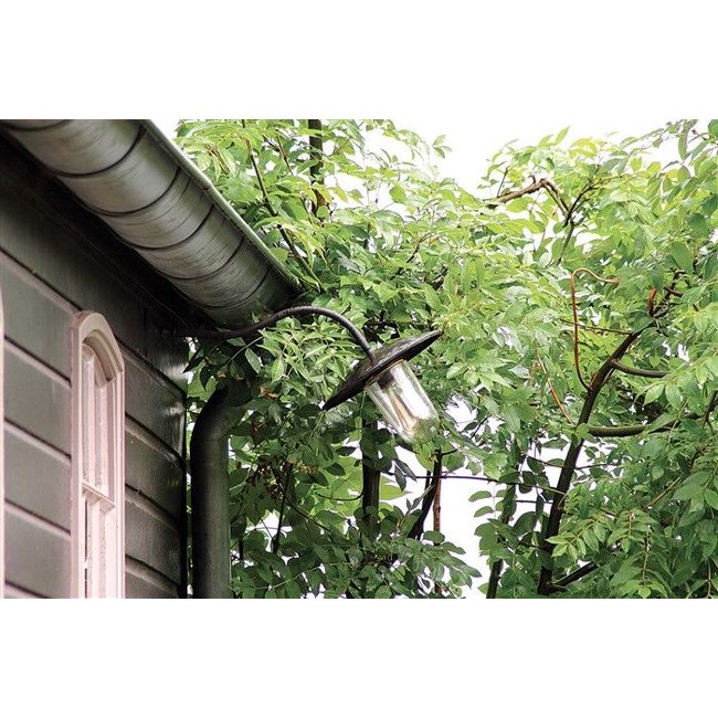 Applique murale col de cygne extérieur rustique chic