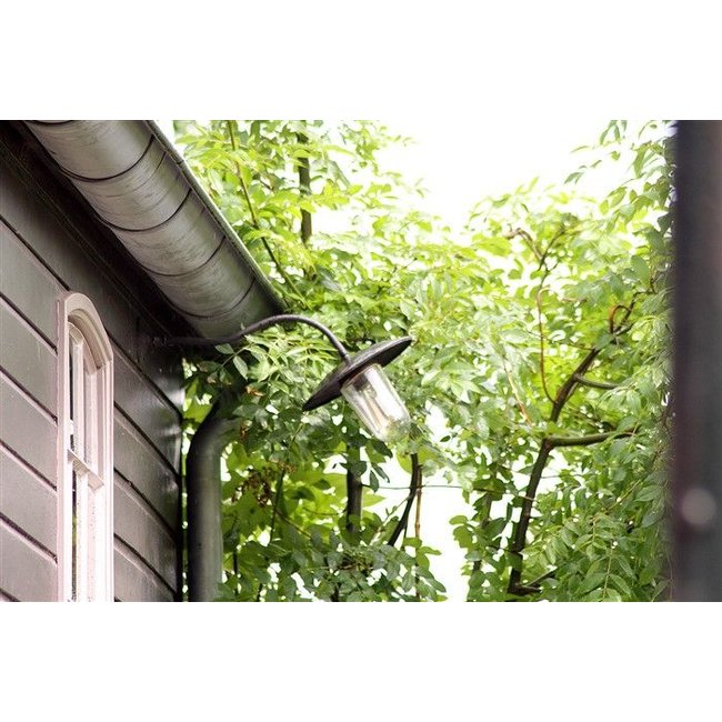 Applique murale col de cygne extérieur rustique chic