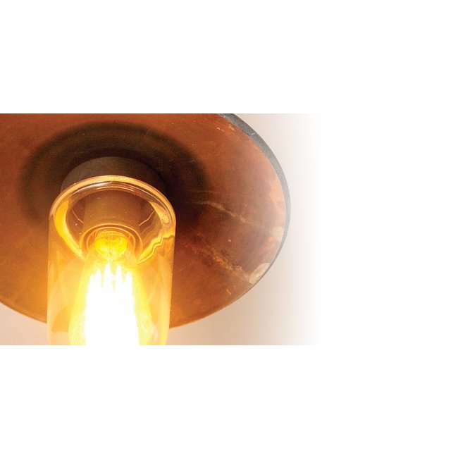 Applique murale col de cygne extérieur rustique chic