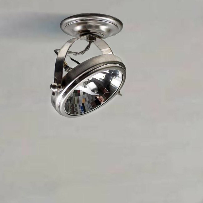 Spot orientable rustique chic bronze, nickel, chrome