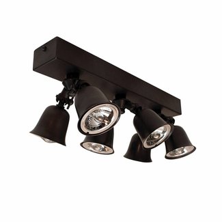 Luminaire 6 spots campagne chic bronze, nickel, chrome Luminaire 6 spots campagne chic bronze, nickel, chrome