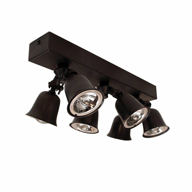 Plafond lamp spots spots brons, nikkel, chroom -