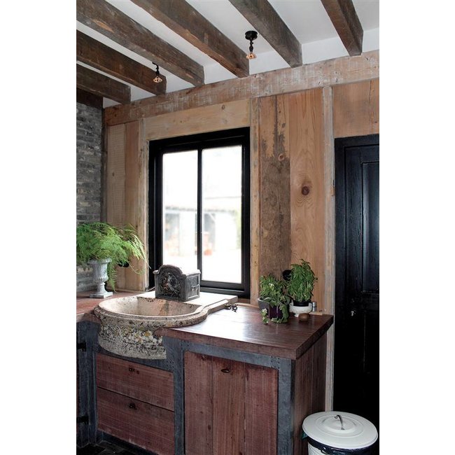 Plafondlamp verstelbaar landelijk brons, nikkel, chroom