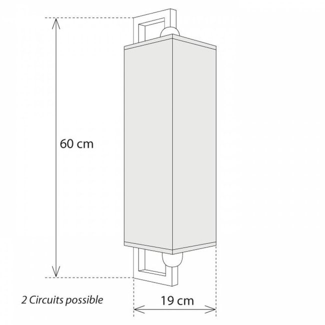 Applique tissu campagne chic bronze, nickel, chrome