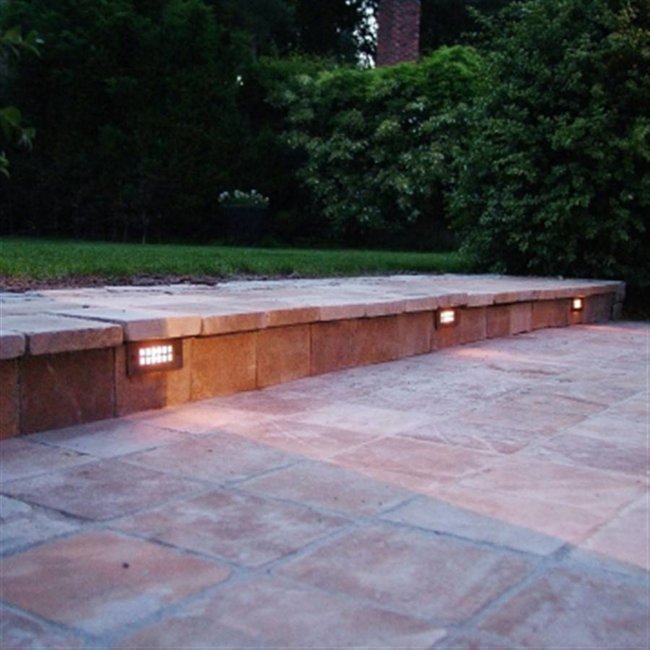 Eclairage escalier encastrable extérieur, intérieur rustique