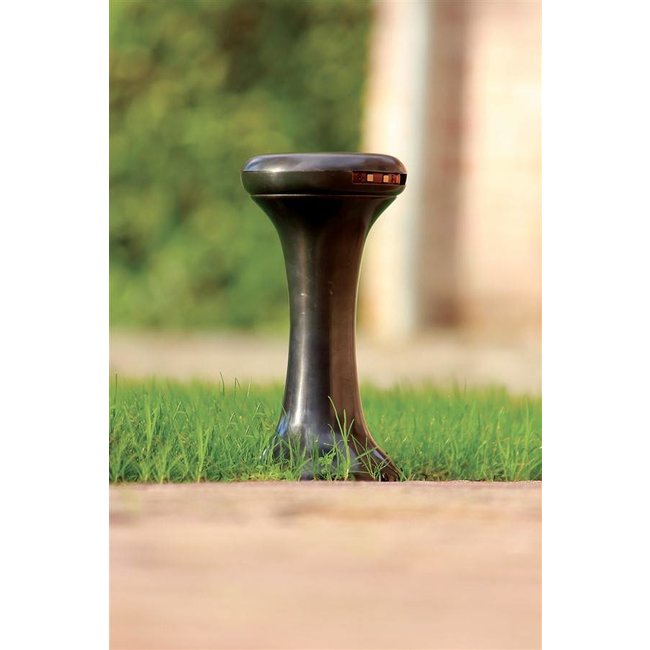 Design tuinlamp LED 25cm H brons, nikkel, chroom