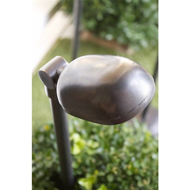 Poteau luminaire rustique LED bronze 0,5 - 0,75 - 1 - 1,5m