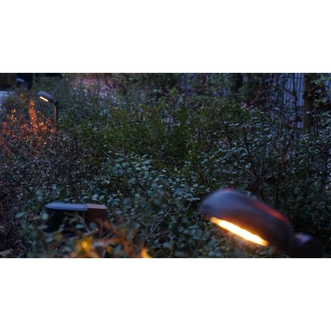 Poteau luminaire rustique LED bronze 0,5 - 0,75 - 1 - 1,5m