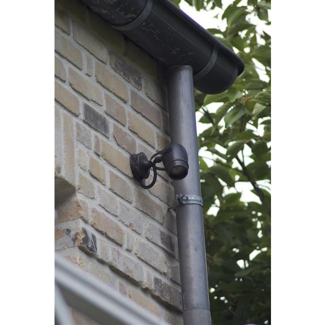 Applique murale spot orientable extérieur rustique bronze