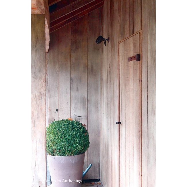 Wandlampje landelijk buiten brons, nikkel, chroom