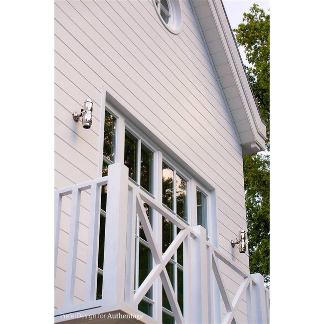 Applique extérieur éclairage haut et bas rustique chic