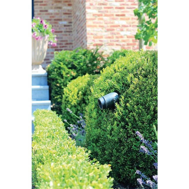 Spot de jardin rustique chic bronze, nickel, chrome