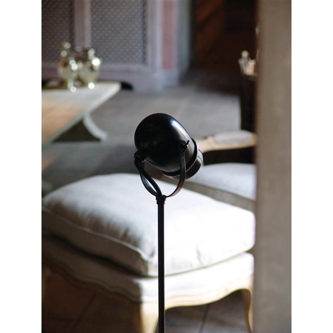 Lampe sur pied rustique bronze, nickel, chrome