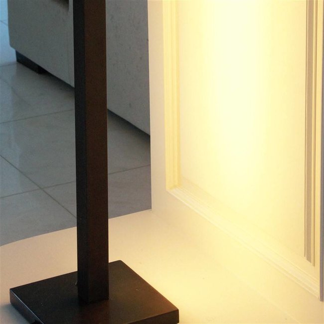 Design vloerlamp brons 1m, 1,25m of 1,5m hoog
