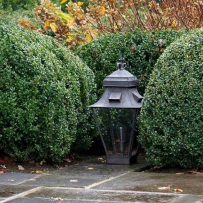 Buitenlamp sokkel brons landelijk 45 cm, 60 cm, 90 cm H