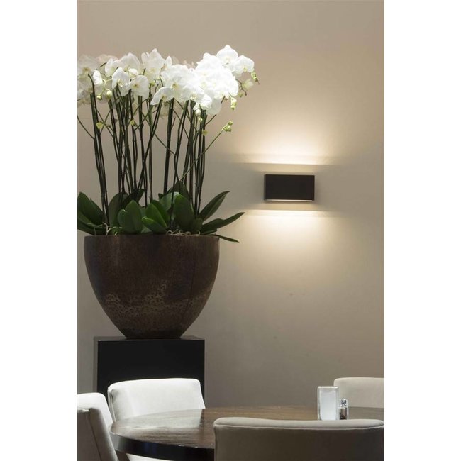 Applique murale haut et bas bronze rustique