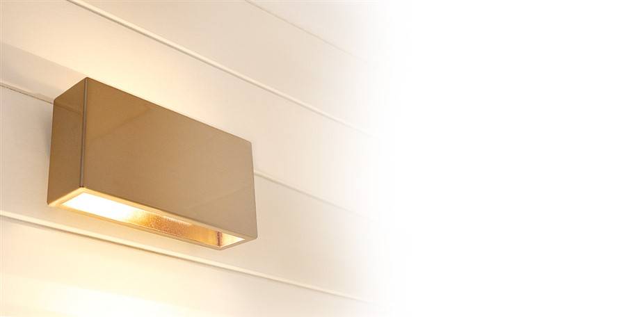 Applique murale haut et bas bronze rustique