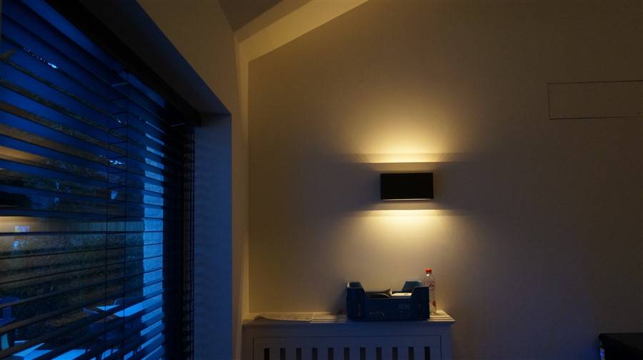 Applique murale haut et bas bronze rustique