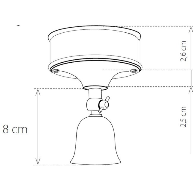 Luminaire 6 spots campagne chic bronze, nickel, chrome