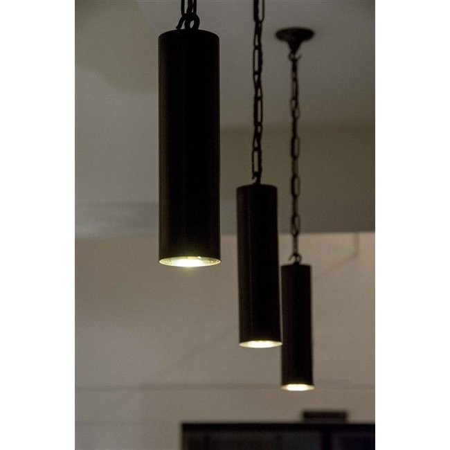 Hanglamp ketting brons cilinder 15, 25, 40 of 80 cm H landelijk