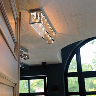 Machtigen uitgebreid Grap Plafondlamp glas lang landelijk 41, 61 of 111 cm - Feluce