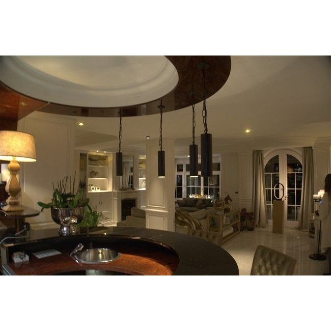 Hanglamp ketting brons cilinder 15, 25, 40 of 80 cm H landelijk