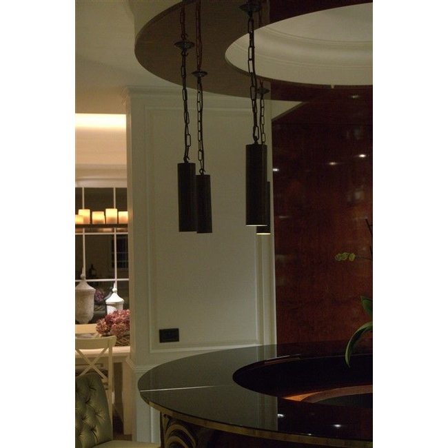 Hanglamp ketting brons cilinder 15, 25, 40 of 80 cm H landelijk