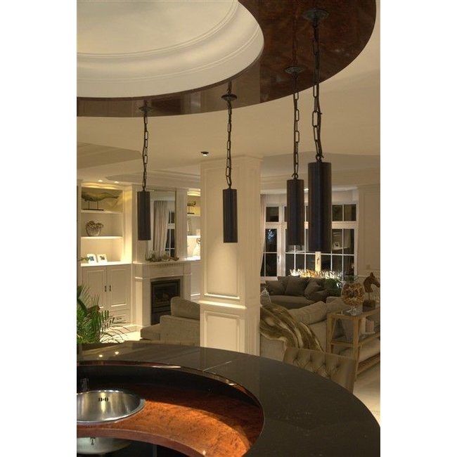 Hanglamp ketting brons cilinder 15, 25, 40 of 80 cm H landelijk