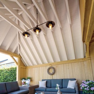 Lustre 3 ampoules rustique bronze, nickel, chrome Lustre 3 ampoules rustique bronze, nickel, chrome