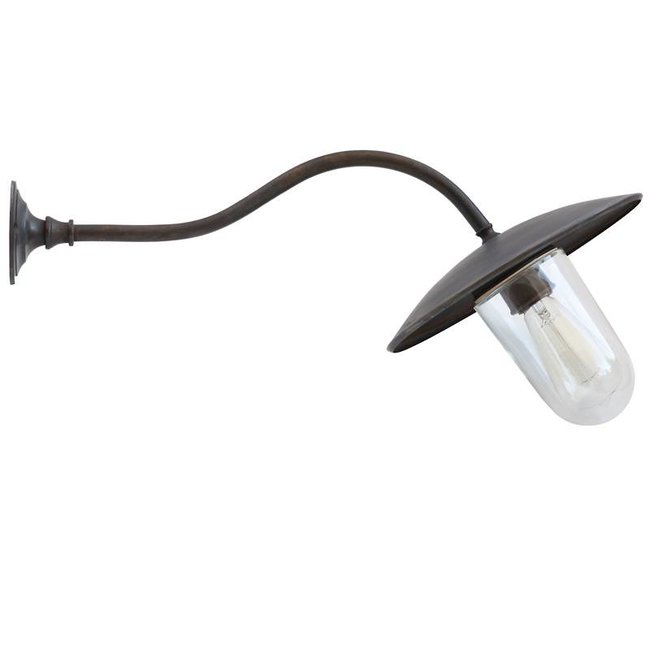 Applique murale col de cygne extérieur rustique chic