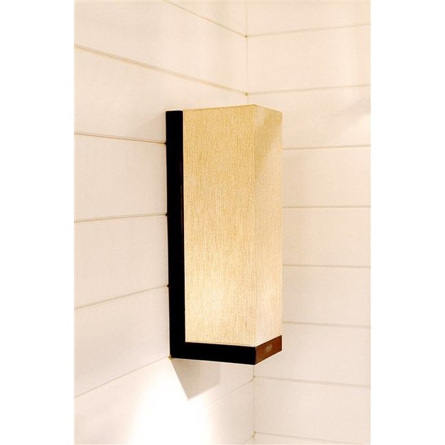 Wandlamp met kap landelijk brons