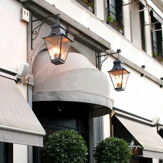 Lanterne extérieure murale rustique chic bronze