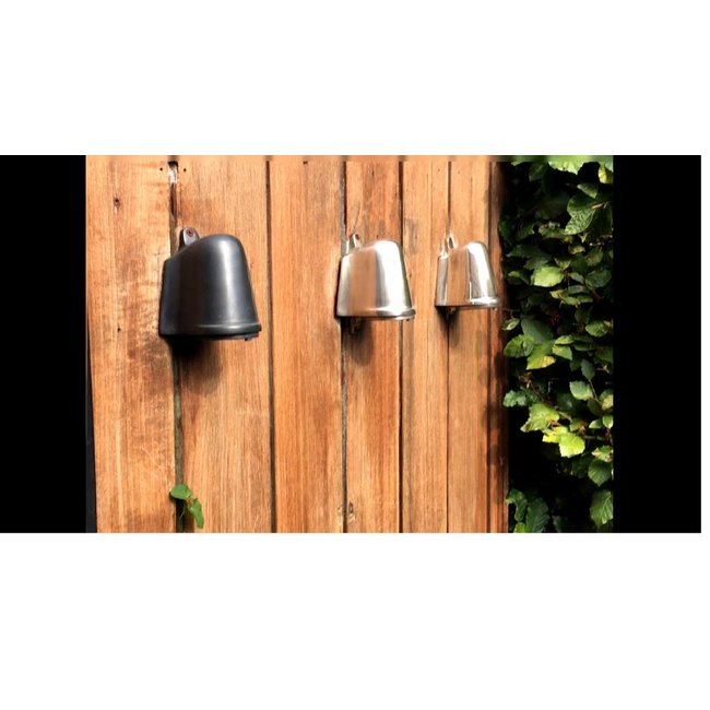 Applique extérieure descendante rustique bronze GU10