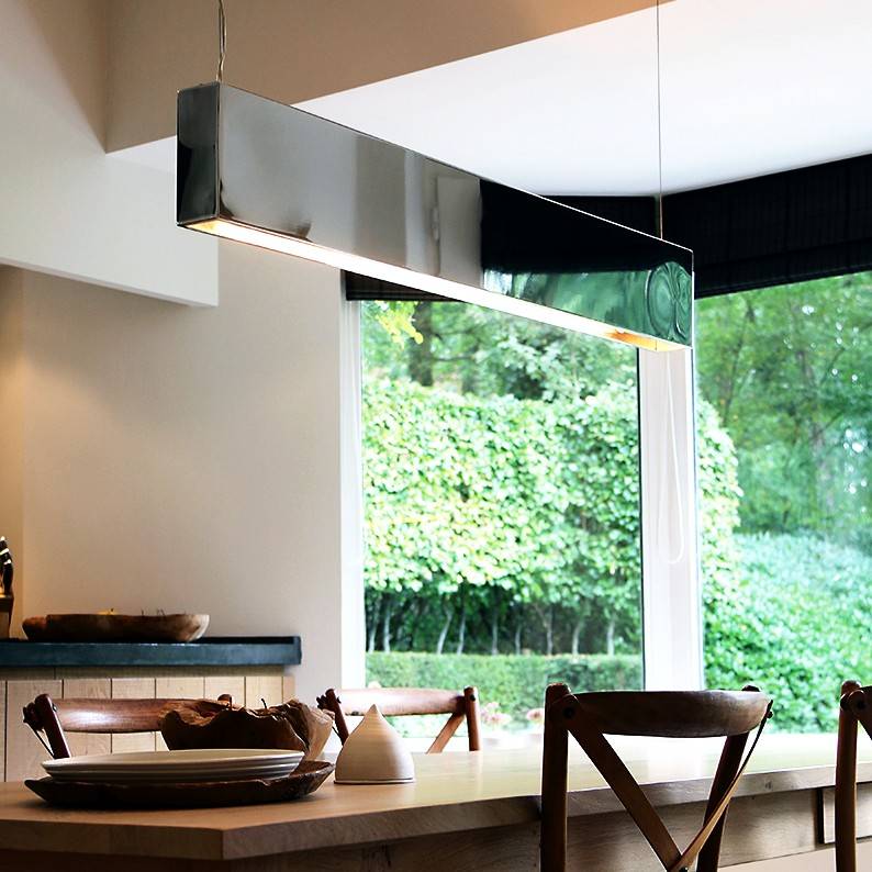 Chaîne De Lustre Ouverte Chromée 2 Mètres - Maillons 20x10 Mm, Non Soudés, Pour Suspension éclairage Ou Décoration