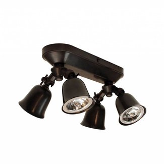 Plafonnier spots orientables rustique bronze, nickel, chrome Plafonnier spots orientables rustique bronze, nickel, chrome