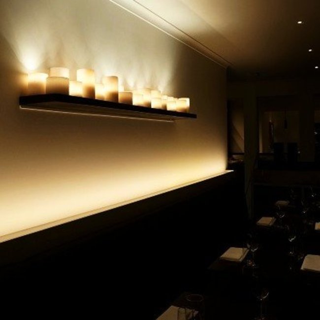 Exclusieve wandlamp met kaarsen LED