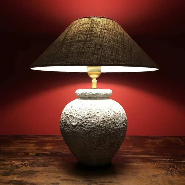 Schemerlamp keramiek landelijk 40 cm hoog