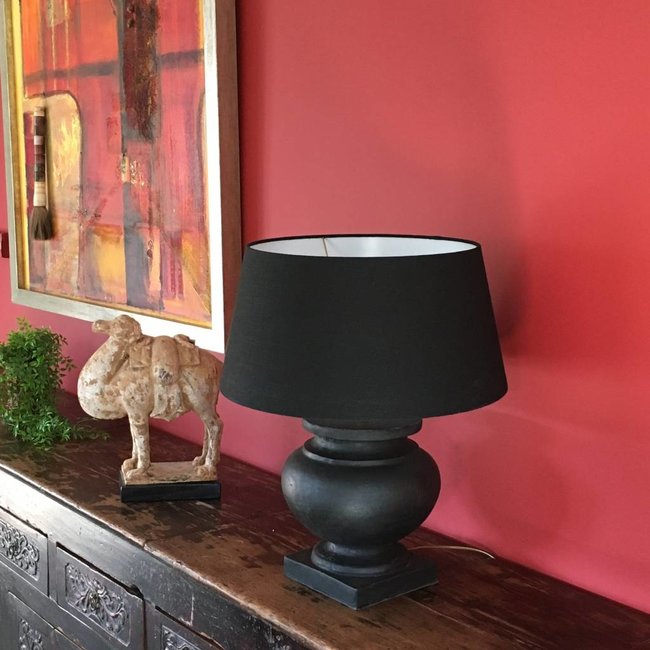 Rustieke tafellamp keramiek 57 cm hoog