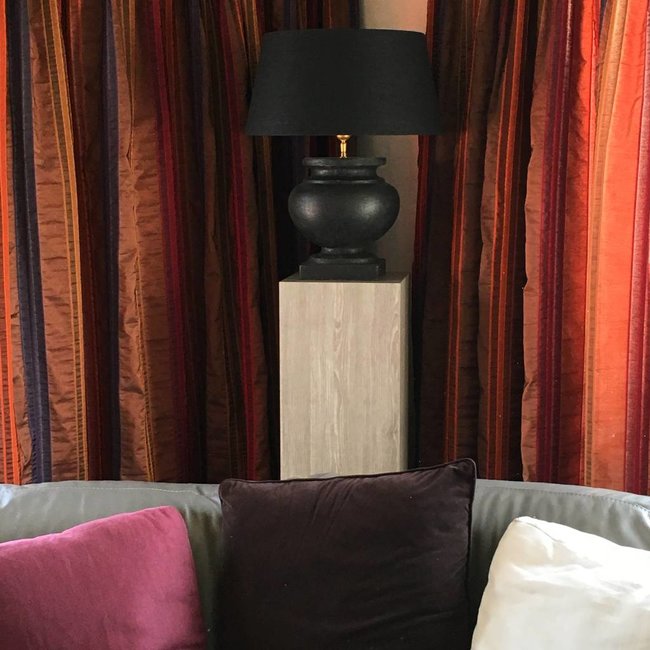 Rustieke tafellamp keramiek 57 cm hoog