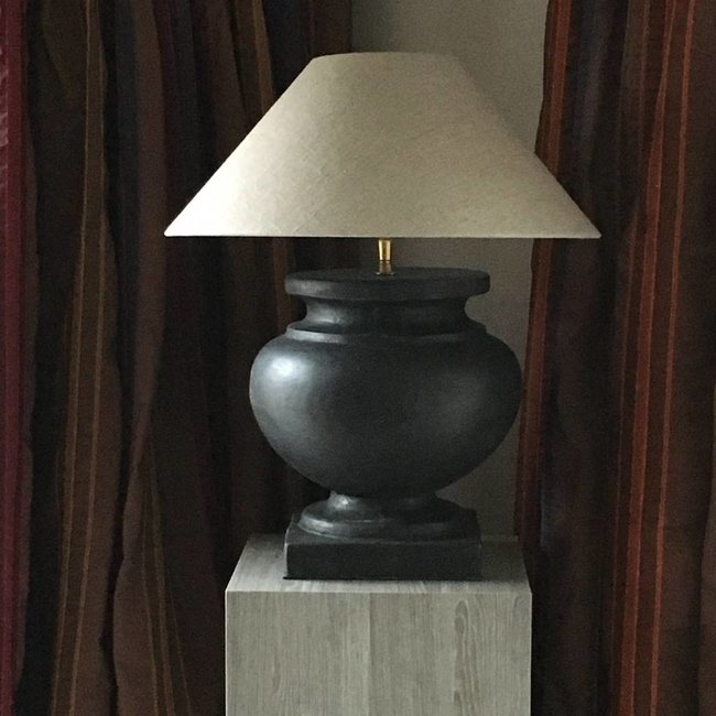 Lampe céramique design avec abat-jour